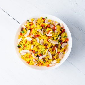 Curried Rice and Coconut Salad