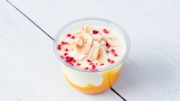 Mango and Coconut Yoghurt Pots